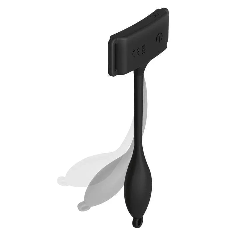 Pan-T Vibe Silicone Panty Vibe with Remote Control Black - Romantic Blessings