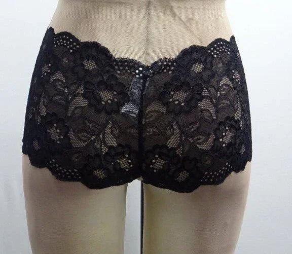 Escante Open Crotch Boy Short Black