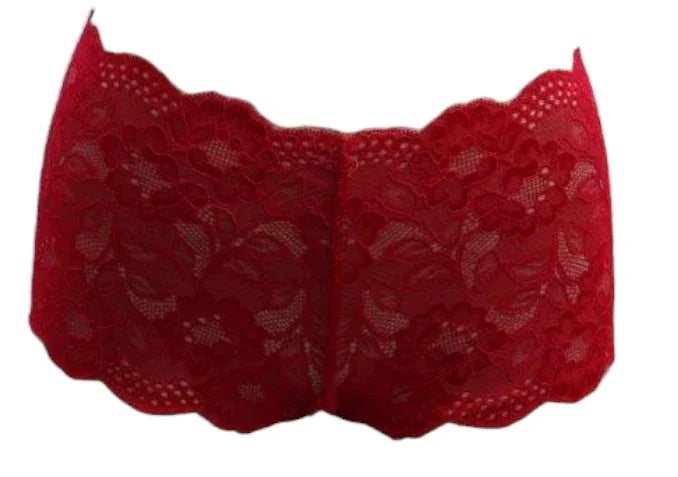 Escante Open Crotch Boy Short Red