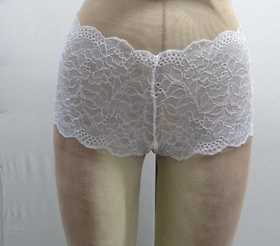 Escante Open Crotch Boy Short White