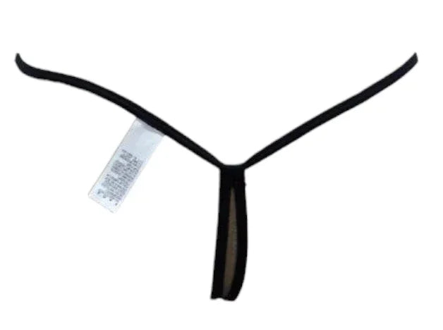 Escante Open Crotch G-String Black One Size
