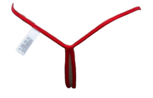 Escante Open Crotch G-String Red One Size