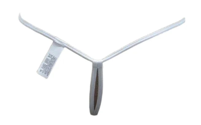 Escante Open Crotch G-String White One Size