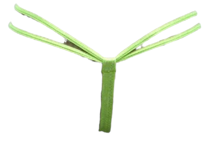 Escante Jewel Sided Strappy G-String Yellow One Size