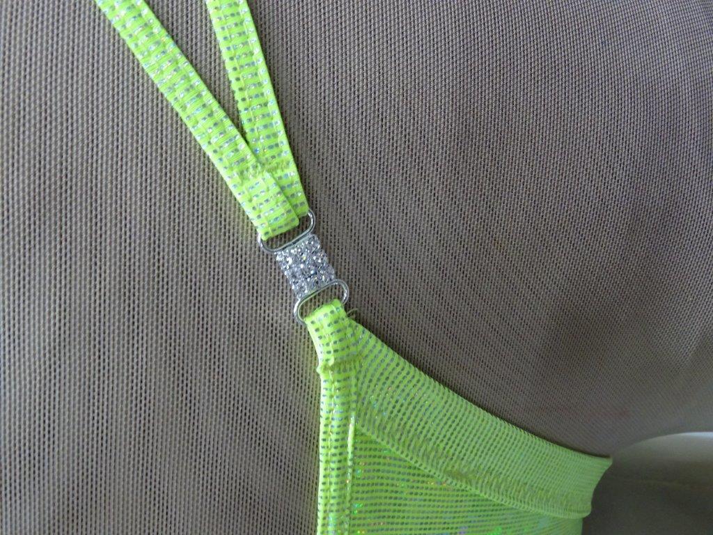 Escante Jewel Sided Strappy G-String Yellow One Size