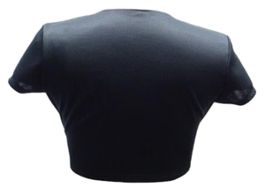Escante Short Sleeve Tie Front Shirt Black