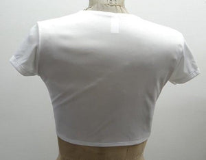 Escante Short Sleeve Tie Front Shirt White