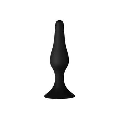 Forto F-11 Lungo Butt Plug with Suction Cup Base Black - Romantic Blessings