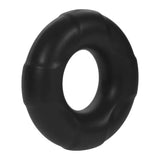 Forto F-33 100% Liquid Silicone Penis Ring Black - Romantic Blessings