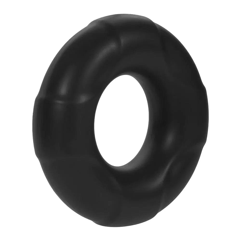 Forto F-33 100% Liquid Silicone Penis Ring Black - Romantic Blessings