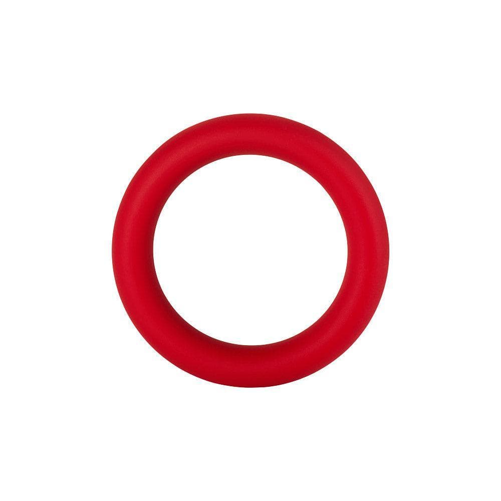 Forto F-64 100% Silicone Wide Penis Ring Red - Romantic Blessings