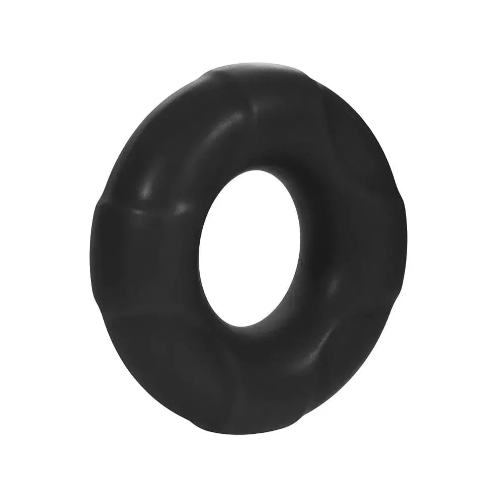Forto F-33 100% Liquid Silicone Penis Ring Black - Romantic Blessings