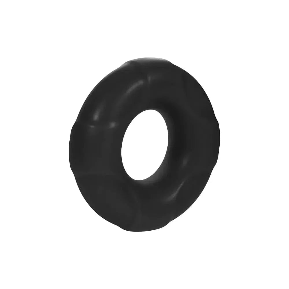Forto F-33 100% Liquid Silicone Penis Ring Black - Romantic Blessings