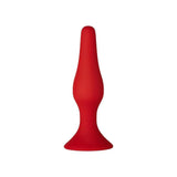 Forto F-11 Lungo Butt Plug with Suction Cup Base Red - Romantic Blessings