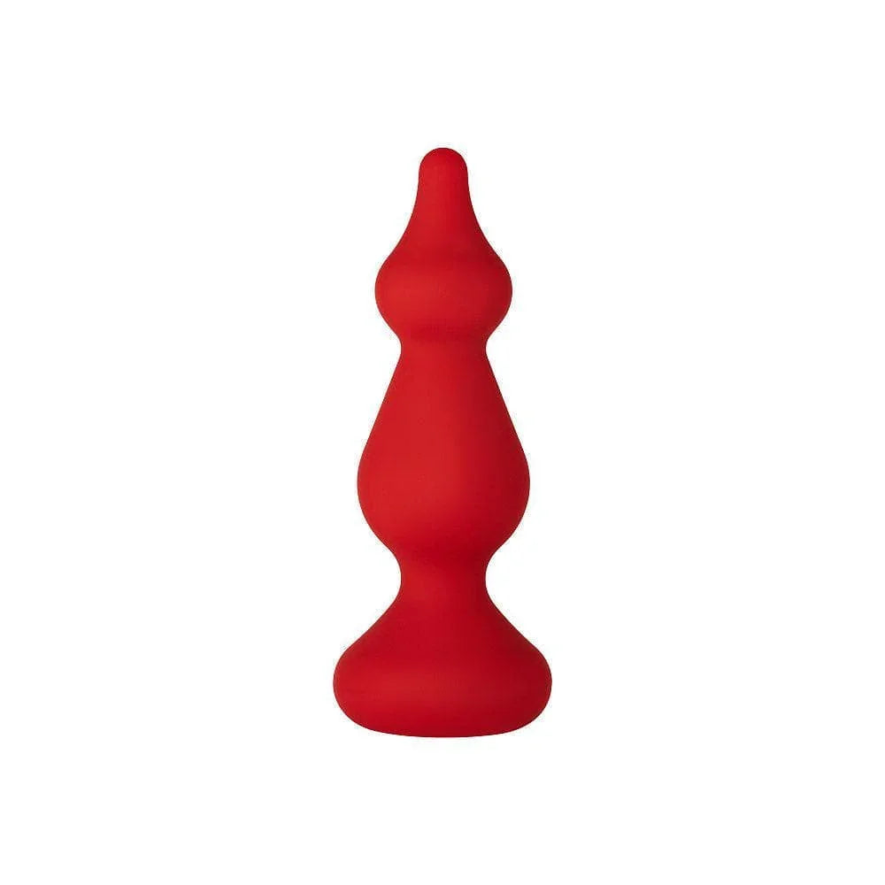 Forto F-30 Pointer Pointed Tip Butt Plug with Flat Base Red - Romantic Blessings
