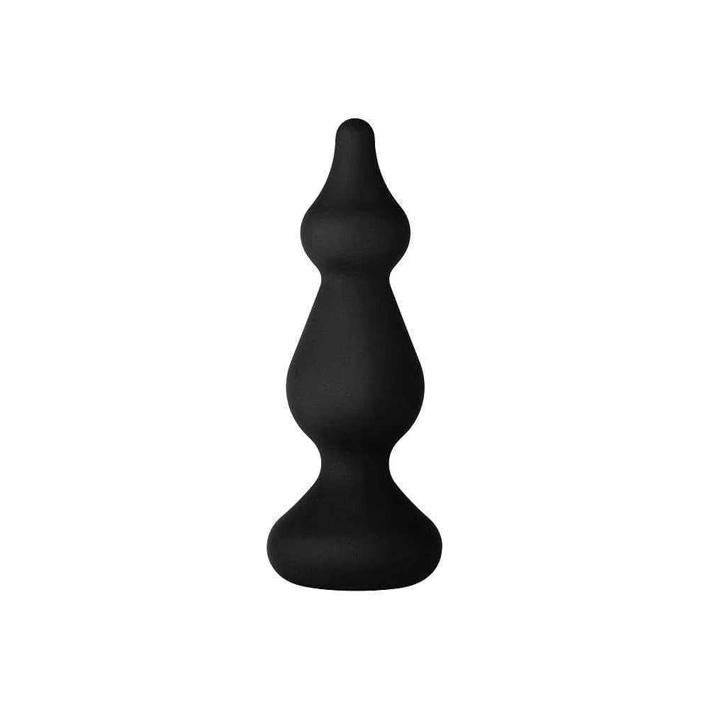 Forto F-30 Pointer Pointed Tip Butt Plug with Flat Base Black - Romantic Blessings