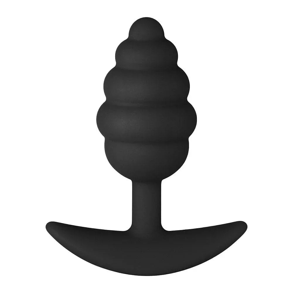 Forto F-83 Honey Dipper Plug 100% Silicone Spiral Ribbed Butt Plug - Romantic Blessings