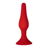 Forto F-11 Lungo Butt Plug with Suction Cup Base Red - Romantic Blessings