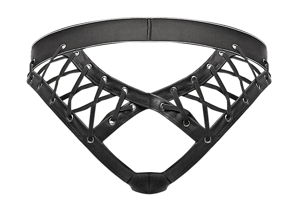 Male Power Black Ice Lace Up Moonshine Men's Jock Black