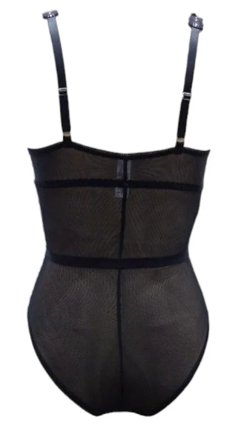 Escante Ribbon Woven Teddy Black Baby Pink