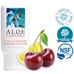 Aloe Cadabra Organic 2-in-1 Personal Lubricant & Vaginal Moisturizer Cherry Lemonade 2.5 oz - Romantic Blessings