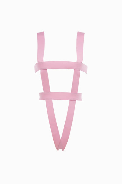 Allure Kitten Just a Crush Teddy Strappy Open Cup Pink One Size