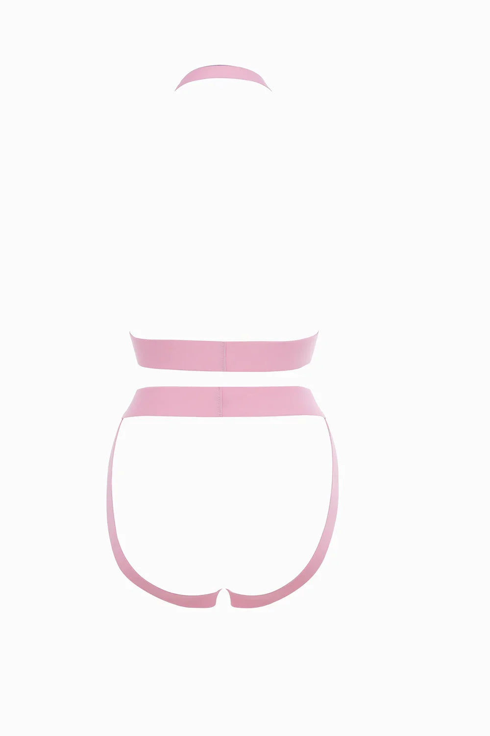 Allure Kitten I`m Yours Teddy Strappy Open Cup Pink One Size