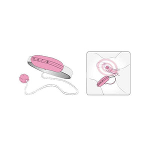 Play Ball Silicone Couples Vibrating Egg - Pink/Black - Romantic Blessings