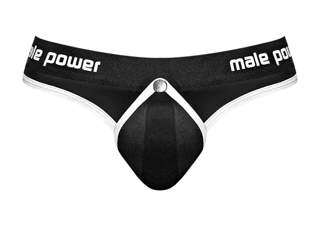 Male Power The Helmet Helmet Thong Black