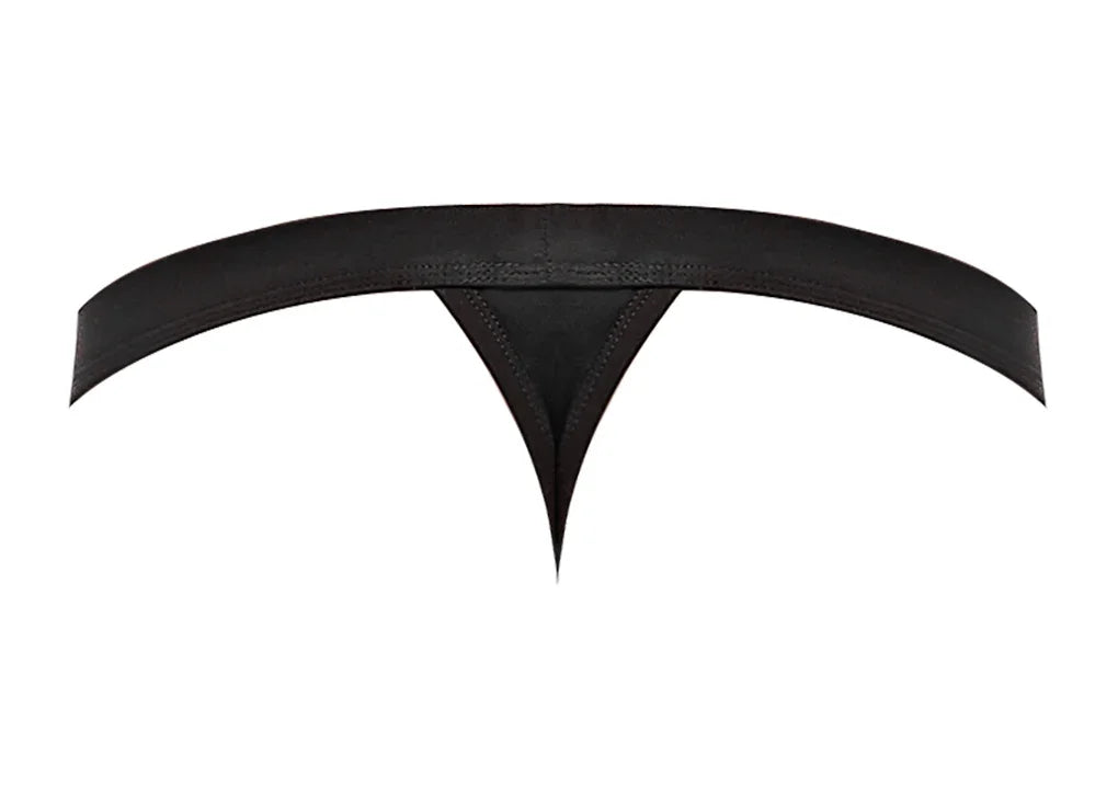 Male Power Pure Comfort Modal Bong Thong Black