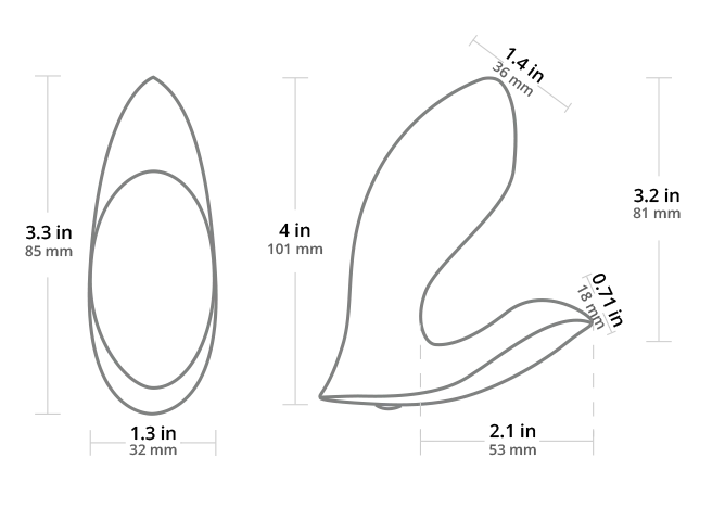 Lovense Flexer Quiet App-Controlled Insertable Panty Vibrator