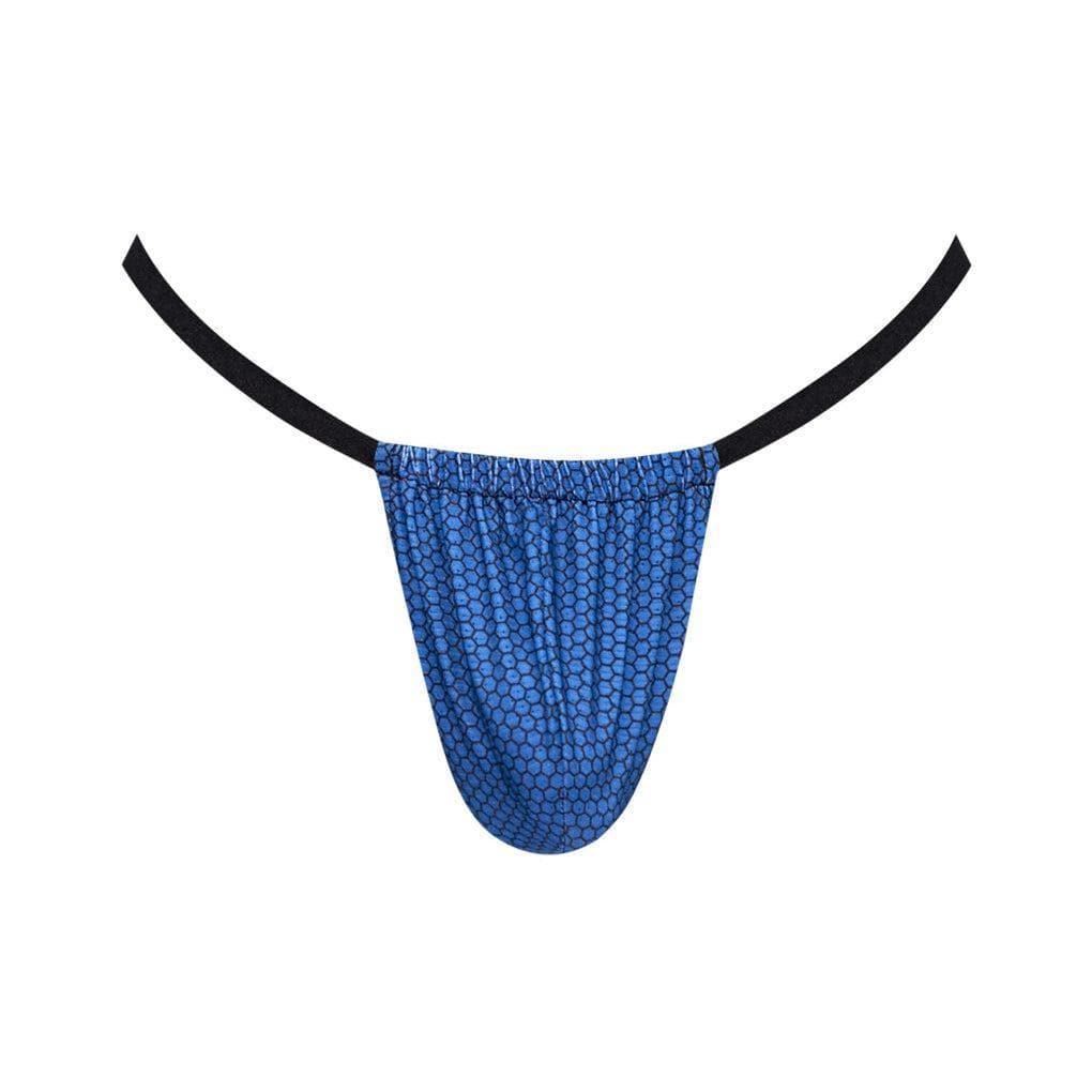 Male Power Sexagon Posing Strap Royal Blue - Romantic Blessings