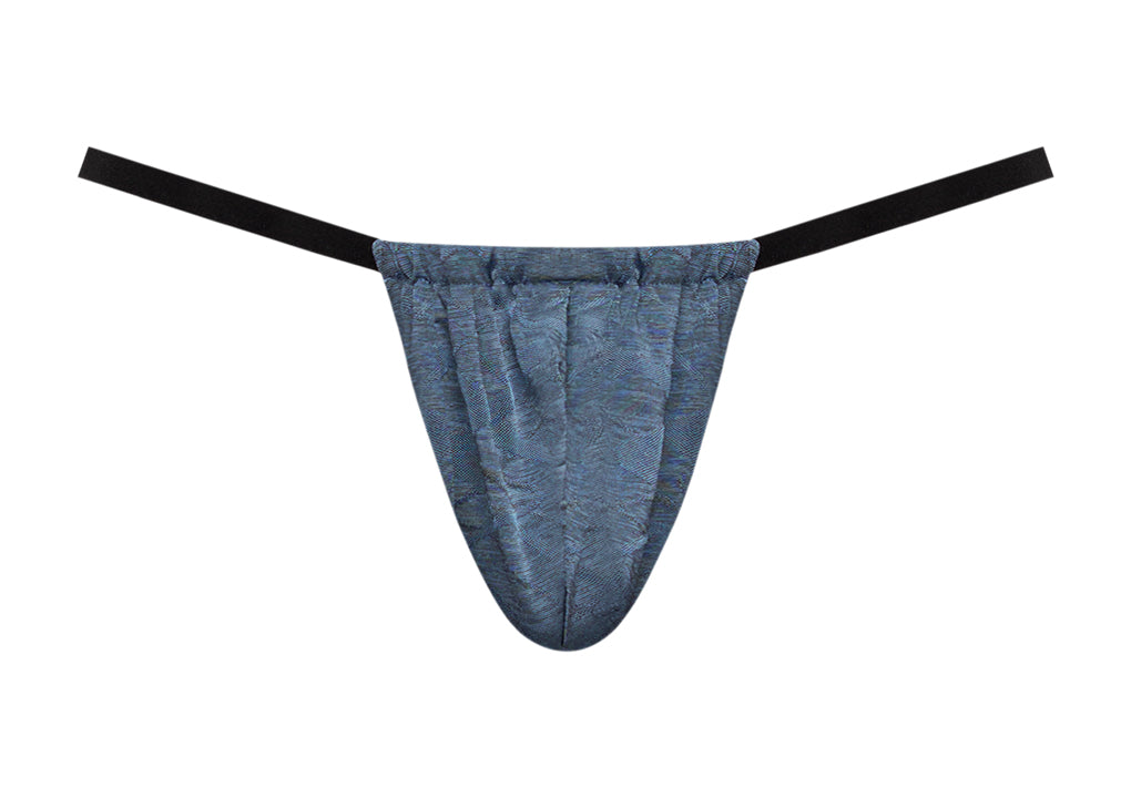Male Power Inter-Mingle Posing Strap Blue One Size