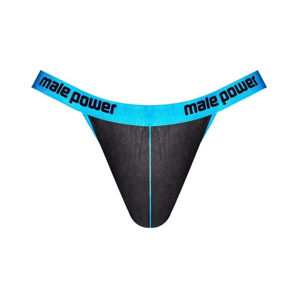 Male Power Casanova Uplift Thong Black - Romantic Blessings