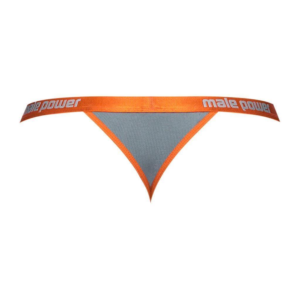 Male Power Casanova Uplift Thong Gray - Romantic Blessings
