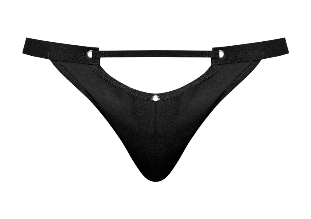 Male Power Magnificence Micro V Thong Black
