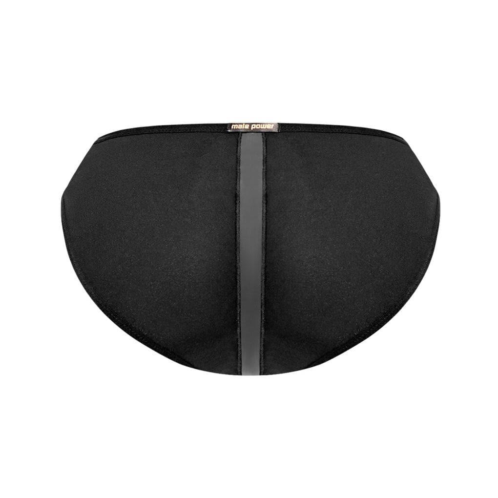 Male Power Landing Strip Bikini Brief Black - Romantic Blessings