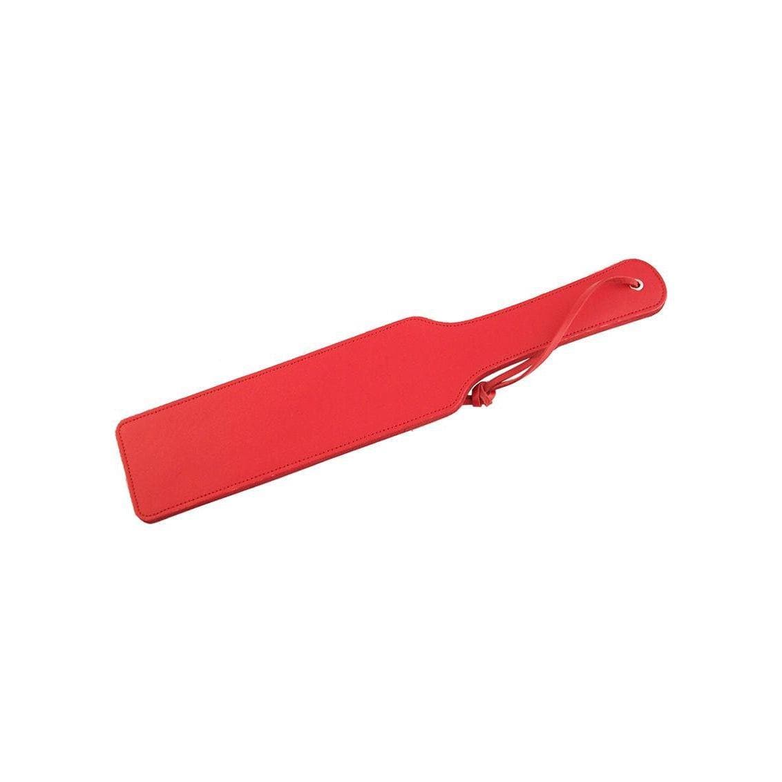 Rouge Long Leather Paddle Red - Romantic Blessings