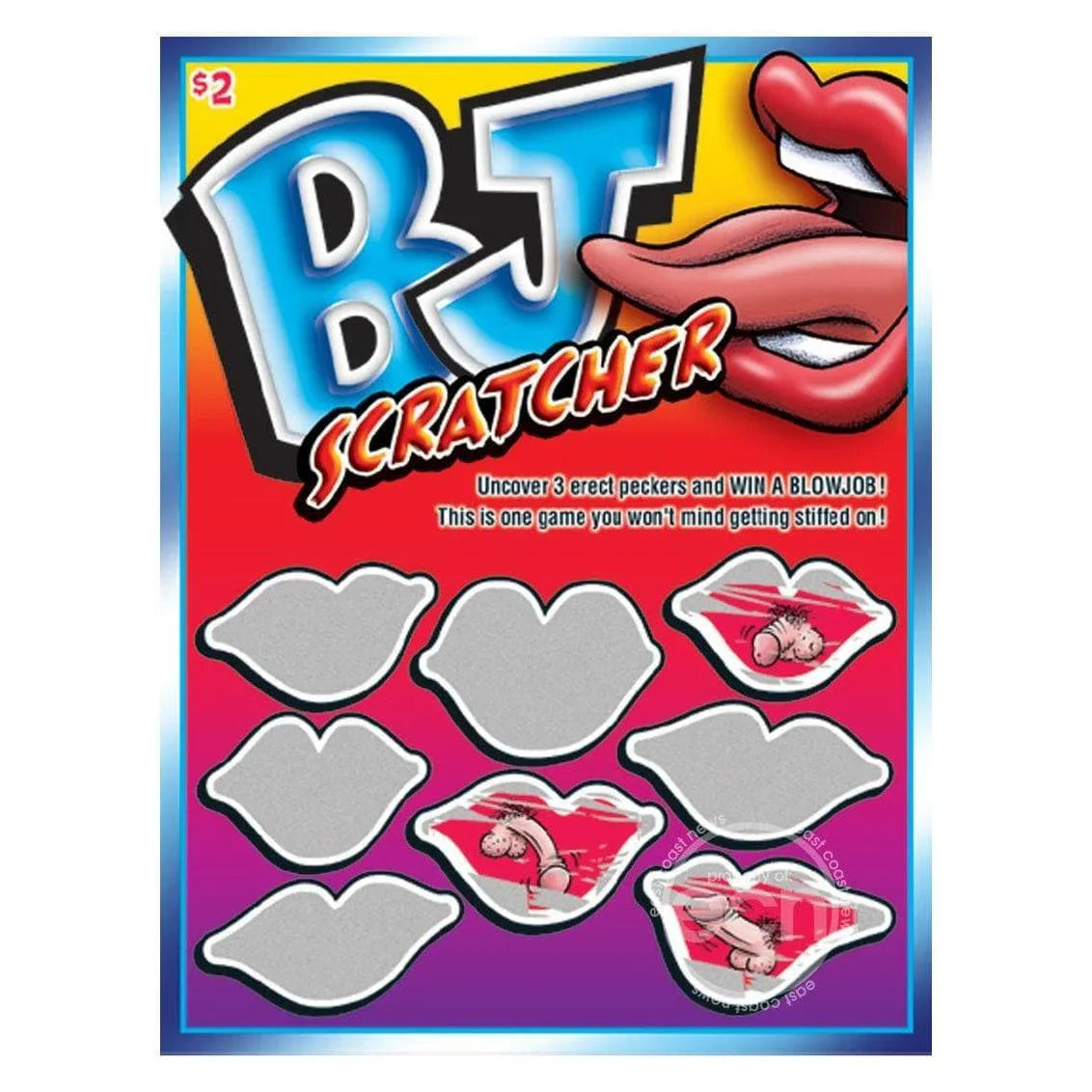 Sexy Scratcher BJ Scratcher Scratch Off - Romantic Blessings