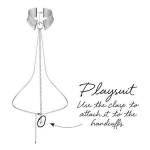 Bijoux Indiscrets Desir Metallique Collar - Silver - Romantic Blessings
