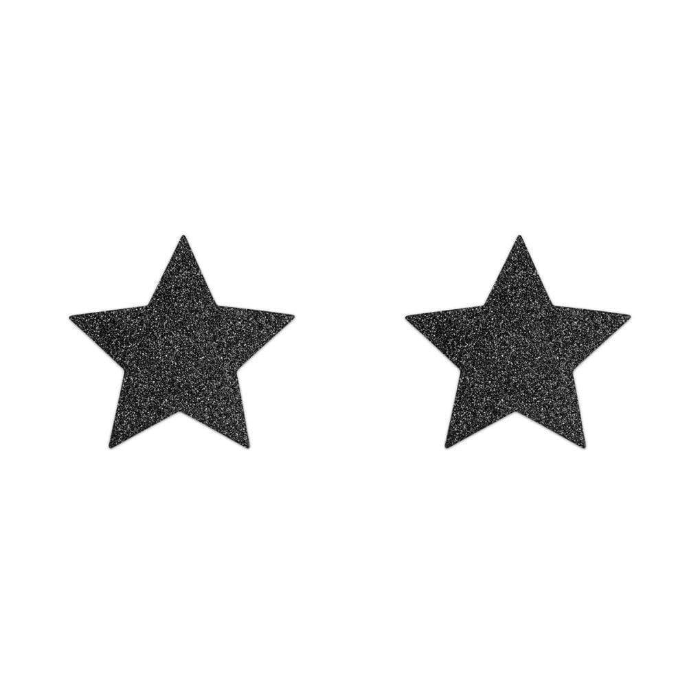Bijoux Indiscrets Flash Pastie - Star Black - Romantic Blessings