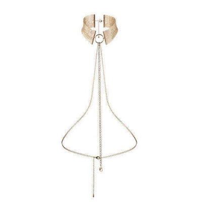 Bijoux Indiscrets Desir Metallique Collar - Gold - Romantic Blessings