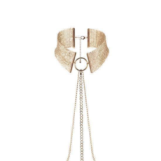 Bijoux Indiscrets Desir Metallique Collar - Gold - Romantic Blessings