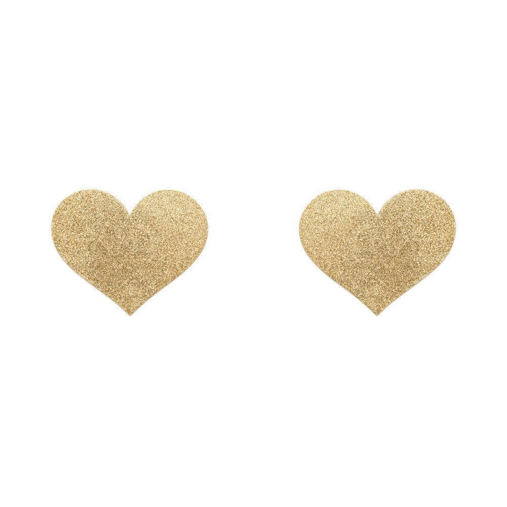Bijoux Indiscrets Flash Pastie - Heart Gold - Romantic Blessings
