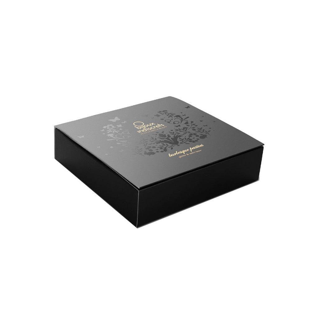 Bijoux Indiscrets Burlesque Pasties Glitter/Bow - Romantic Blessings