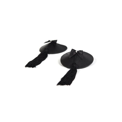 Bijoux Indiscrets Burlesque Pasties with Tassles Black - Romantic Blessings