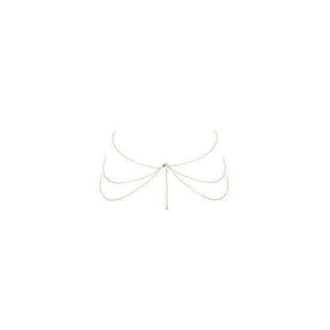 Bijoux Indiscrets Magnifique Collection 8 Body Chain - Gold - Romantic Blessings