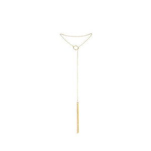 Bijoux Indiscrets Magnifique Collection Tickler Pendant - Gold - Romantic Blessings