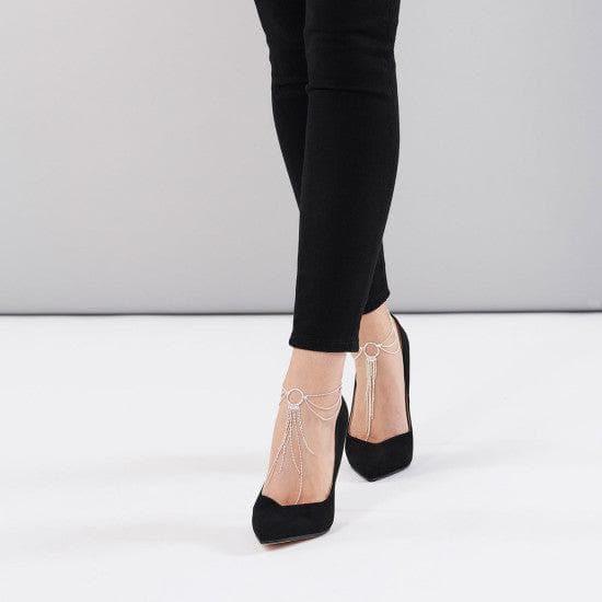 Bijoux Indiscrets Magnifique Feet Chain - Silver - Romantic Blessings