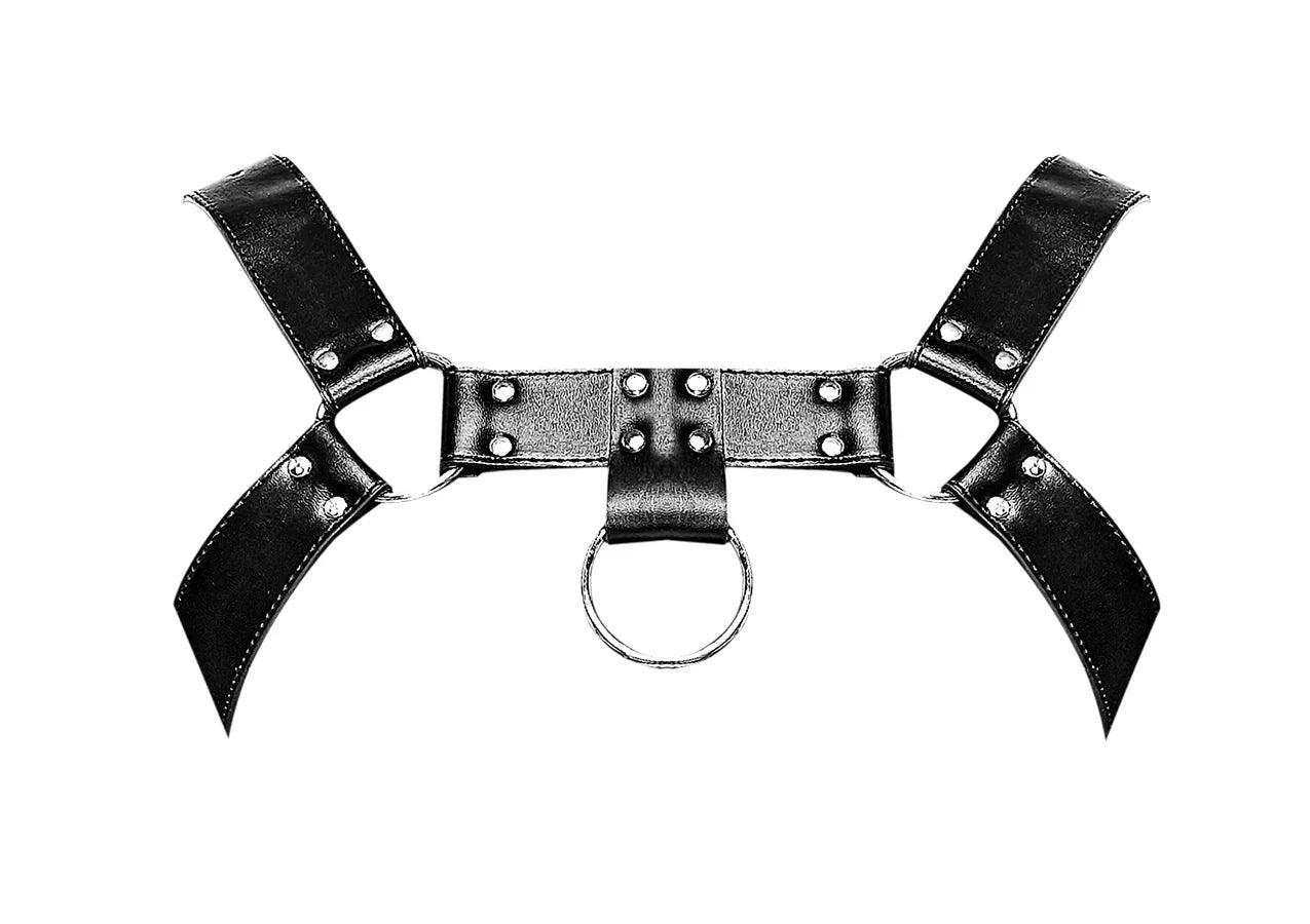 Male Power Leather Aries Black One Size